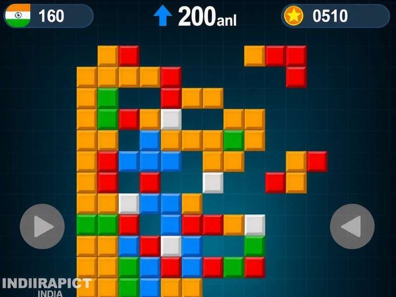 Block Puzzle India Game Screenshot